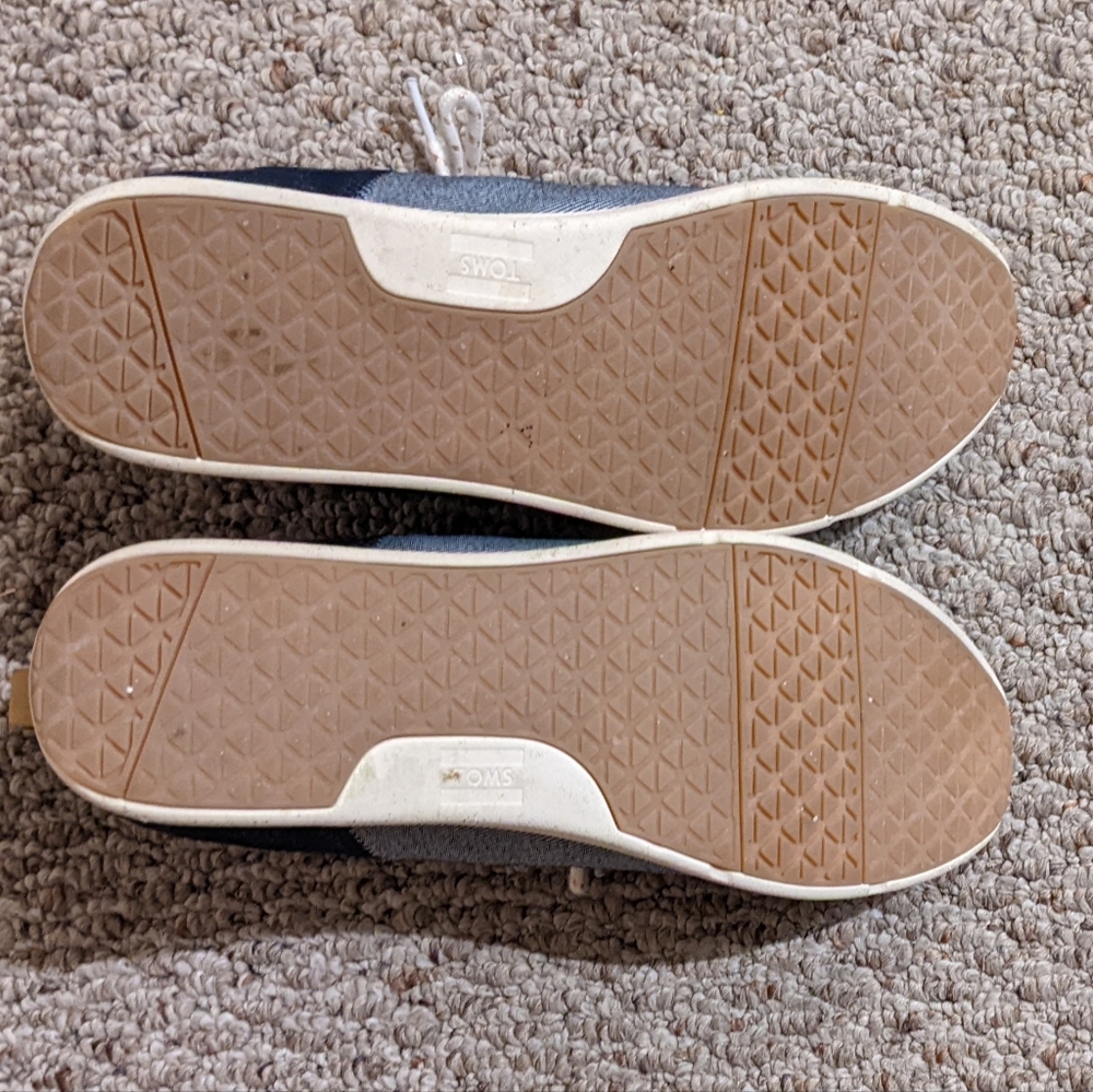 TOMS Cabrillo Sneakers in Blue Denim, Women's 11 - Picture 8 of 10